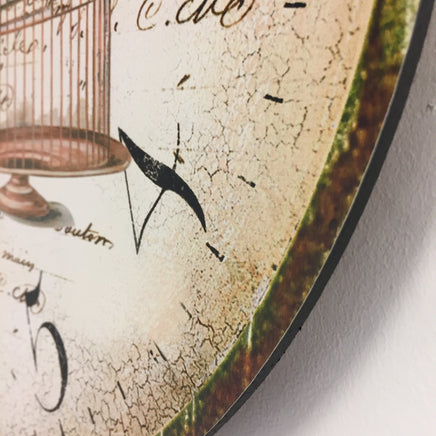 BeoXL - Wandklok les fleur vintage