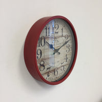BeoXL - Wandklok Vinclos Rouge Vintage Design