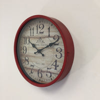 BeoXL - Wandklok Vinclos Rouge Vintage Design