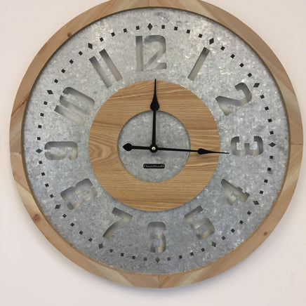 BeoXL - Wandklok VINTAGE WOODZ DESIGN INDUSTRIEEL