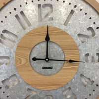 BeoXL - Wandklok VINTAGE WOODZ DESIGN INDUSTRIEEL