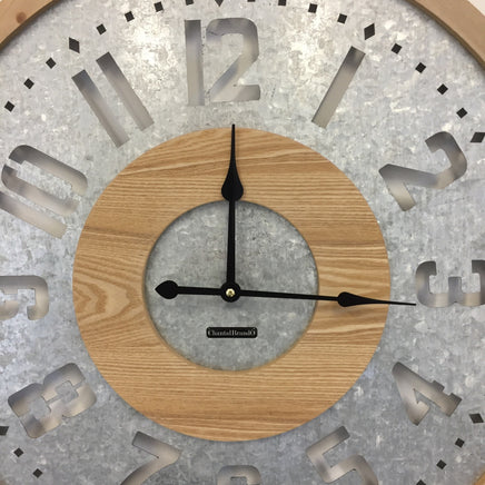 BeoXL - Wandklok VINTAGE WOODZ DESIGN INDUSTRIEEL