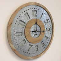 BeoXL - Wandklok VINTAGE WOODZ DESIGN INDUSTRIEEL