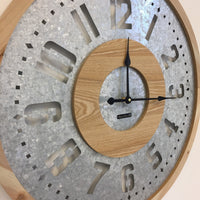 BeoXL - Wandklok VINTAGE WOODZ DESIGN INDUSTRIEEL