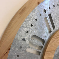 BeoXL - Wandklok VINTAGE WOODZ DESIGN INDUSTRIEEL