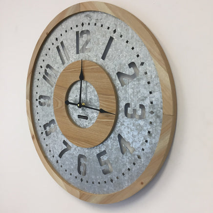 BeoXL - Wandklok VINTAGE WOODZ DESIGN INDUSTRIEEL