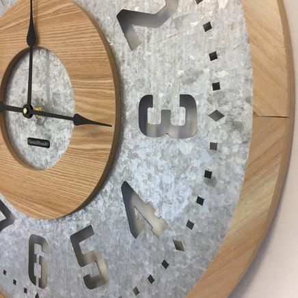 BeoXL - Wandklok VINTAGE WOODZ DESIGN INDUSTRIEEL