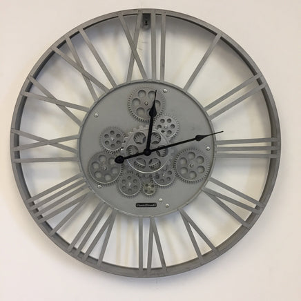 BeoXL - Wandklok SILVER INDUSTRIEEL DESIGN