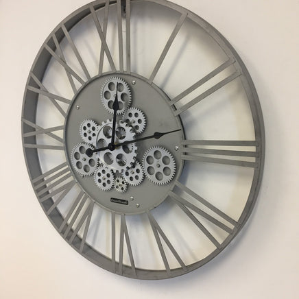 BeoXL - Wandklok SILVER INDUSTRIEEL DESIGN