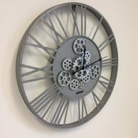 BeoXL - Wandklok SILVER INDUSTRIEEL DESIGN