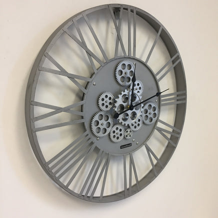 BeoXL - Wandklok SILVER INDUSTRIEEL DESIGN