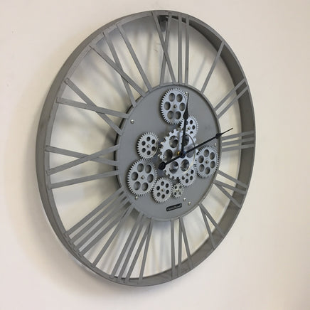 BeoXL - Wandklok SILVER INDUSTRIEEL DESIGN