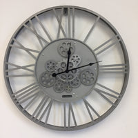 BeoXL - Wandklok SILVER INDUSTRIEEL DESIGN