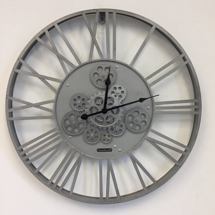 BeoXL - Wandklok SILVER INDUSTRIEEL DESIGN