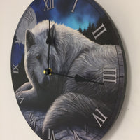 BeoXL - Wandklok voor kinderen met wolven