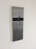 BeoXL - Wandklok RVS Cassiopee Black Stripe