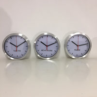 BeoXL - Wandklok SET 3 STUKS New York - Parijs - Tokio