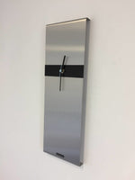BeoXL - Wandklok RVS Cassiopee Black Stripe