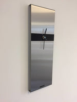 BeoXL - Wandklok RVS Cassiopee Black Stripe
