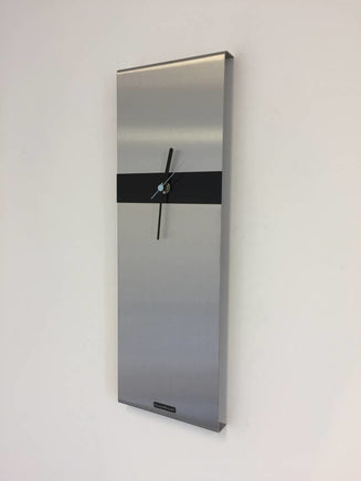BeoXL - Wandklok RVS Cassiopee Black Stripe