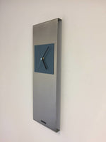 BeoXL - Wandklok RVS Cassiopee SteelBlue Square
