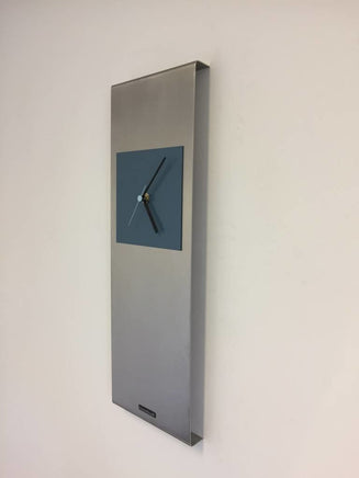 BeoXL - Wandklok RVS Cassiopee SteelBlue Square