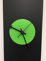 BeoXL - Wandklok Black-Line & GREEN Modern Design RVS