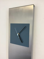 BeoXL - Wandklok RVS Cassiopee SteelBlue Square