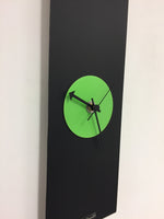 BeoXL - Wandklok Black-Line & GREEN Modern Design RVS