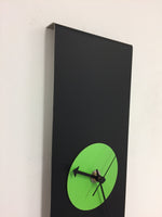 BeoXL - Wandklok Black-Line & GREEN Modern Design RVS
