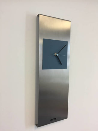 BeoXL - Wandklok RVS Cassiopee SteelBlue Square