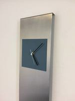 BeoXL - Wandklok RVS Cassiopee SteelBlue Square