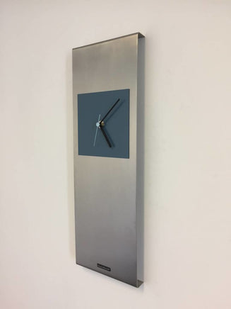 BeoXL - Wandklok RVS Cassiopee SteelBlue Square