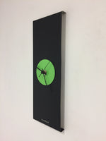 BeoXL - Wandklok Black-Line & GREEN Modern Design RVS