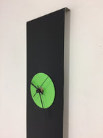 BeoXL - Wandklok Black-Line & GREEN Modern Design RVS
