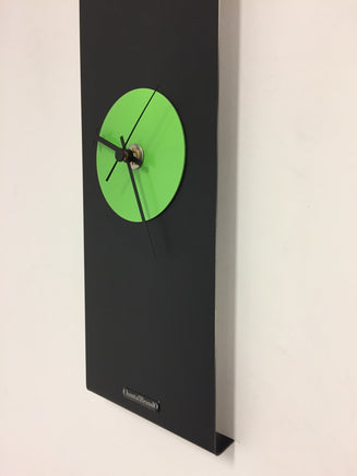 BeoXL - Wandklok Black-Line & GREEN Modern Design RVS