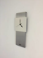 BeoXL - Wandklok RVS JADA DESIGN WHITE SQUARE