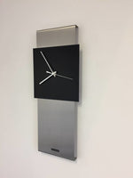 BeoXL - Wandklok RVS JADA DESIGN BLACK SQUARE
