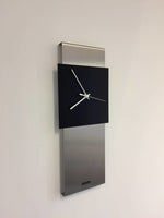 BeoXL - Wandklok RVS JADA DESIGN BLACK SQUARE