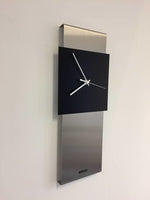 BeoXL - Wandklok RVS JADA DESIGN BLACK SQUARE