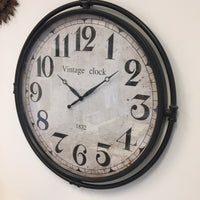 BeoXL - Wandklok XXL METAL PIPE INDUSTRIAL DESIGN