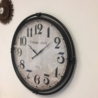 BeoXL - Wandklok XXL METAL PIPE INDUSTRIAL DESIGN