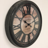 BeoXL - Wandklok ROMAN Industrieel Vintage Design
