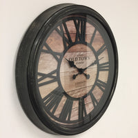 BeoXL - Wandklok ROMAN Industrieel Vintage Design