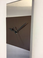 BeoXL - Wandklok Cassiopee Brown Square Black Hands