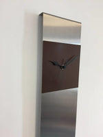 BeoXL - Wandklok Cassiopee Brown Square Black Hands