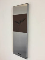 BeoXL - Wandklok Cassiopee Brown Square Black Hands