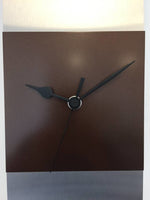 BeoXL - Wandklok Cassiopee Brown Square Black Hands
