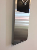 BeoXL - Wandklok RVS Cassiopee Black Square