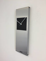 BeoXL - Wandklok RVS Cassiopee Black Square